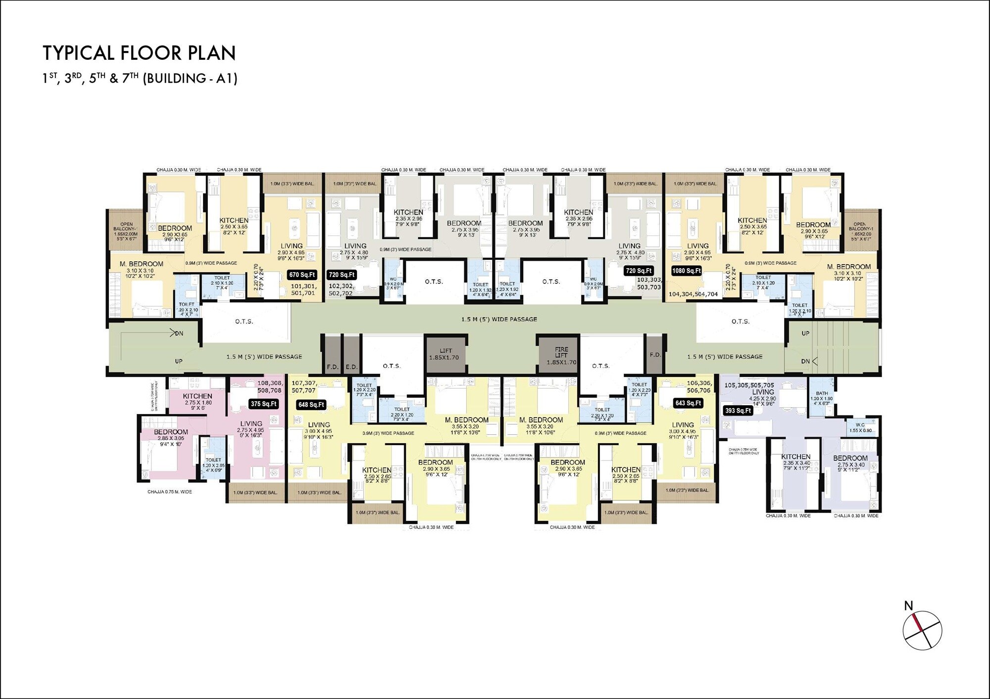 Today Aamod Floor Plans 1