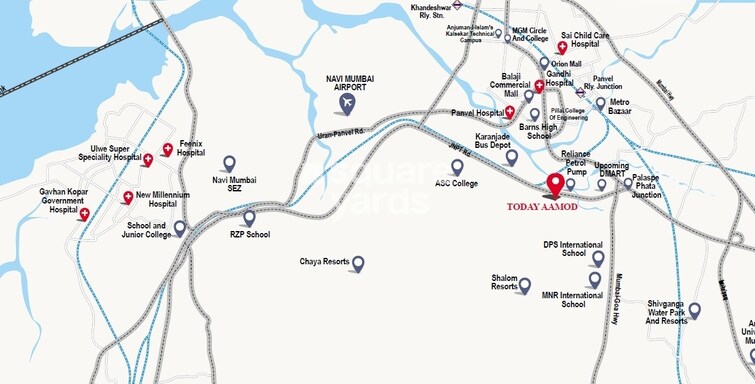 Today Aamod Location Image