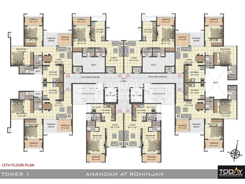 Today Global Anandam Floor Plans 1