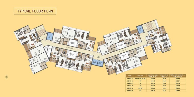 Today Saubhagyam Floor Plans