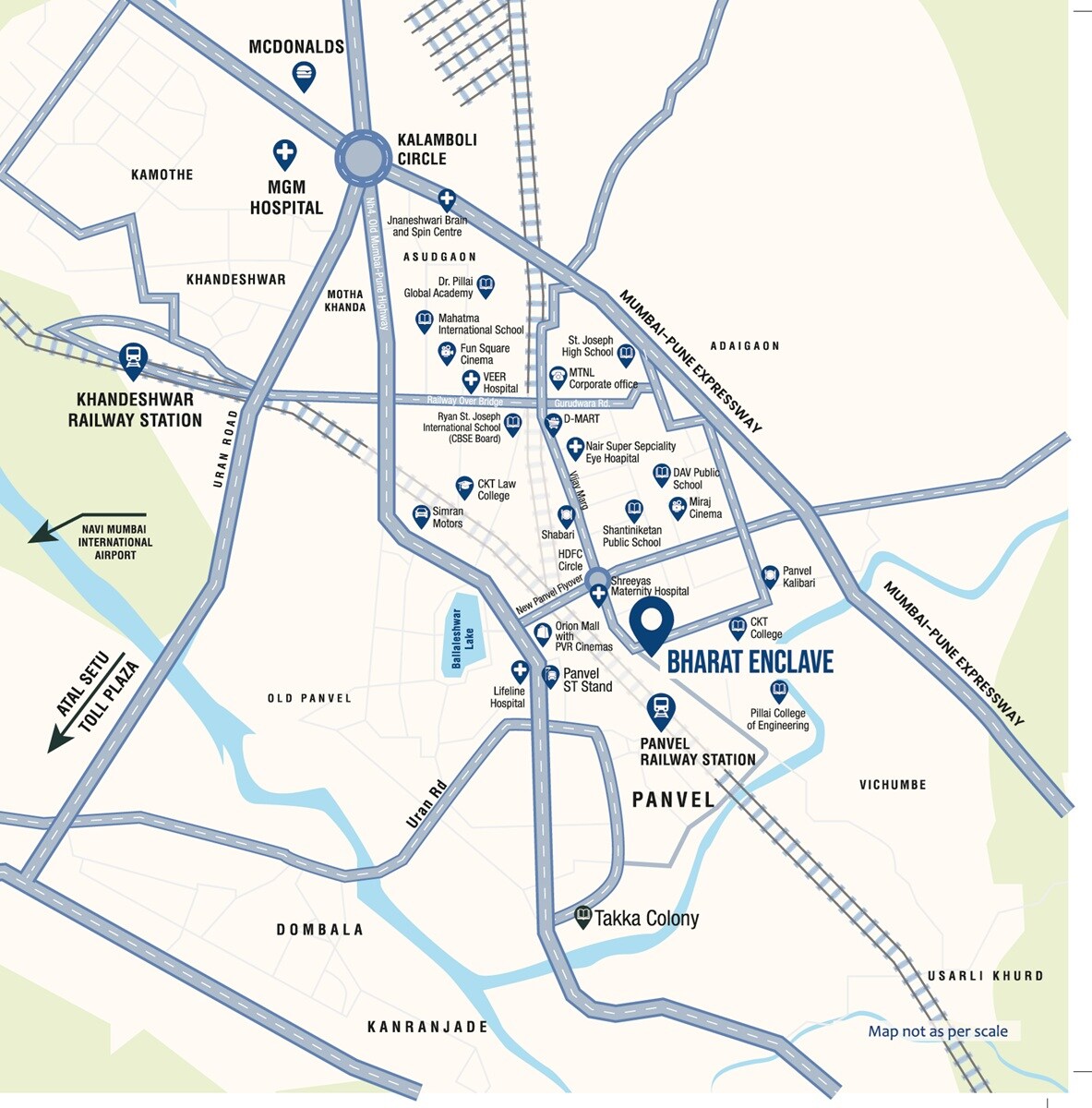 TPV Bharat Enclave Location Image