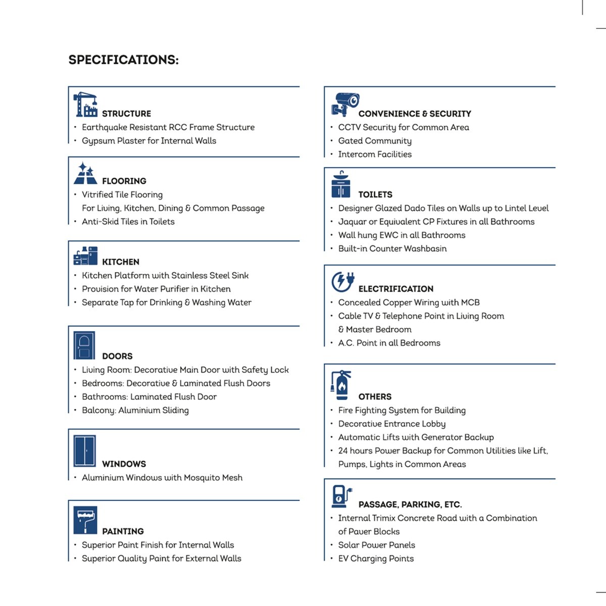 TPV Bharat Enclave Specification
