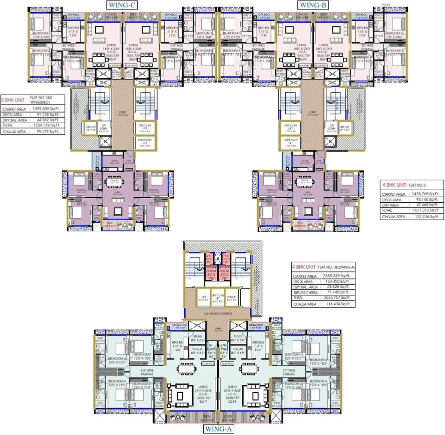 TPV Down Town Avenue Floor Plans 1