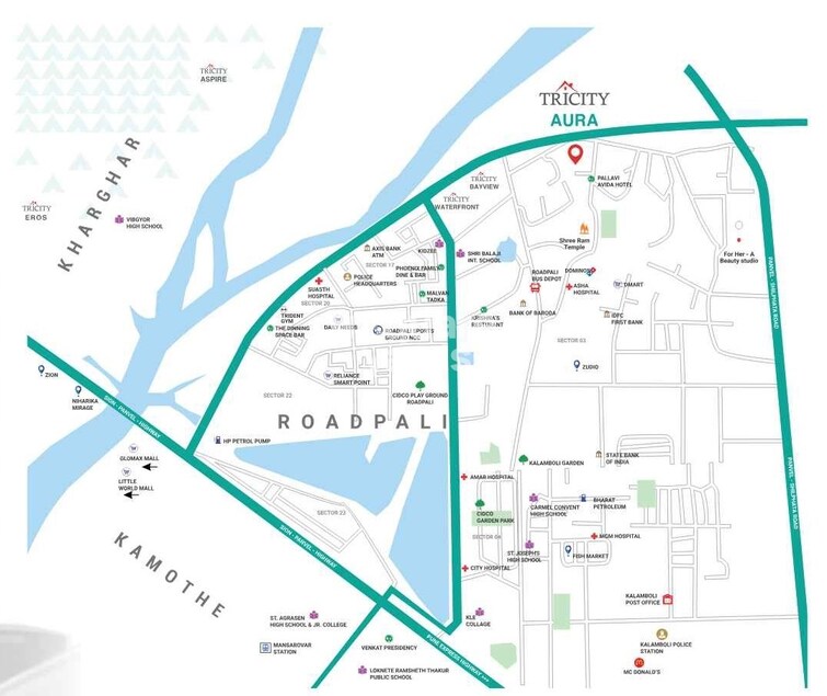 Tricity Aura Location Image