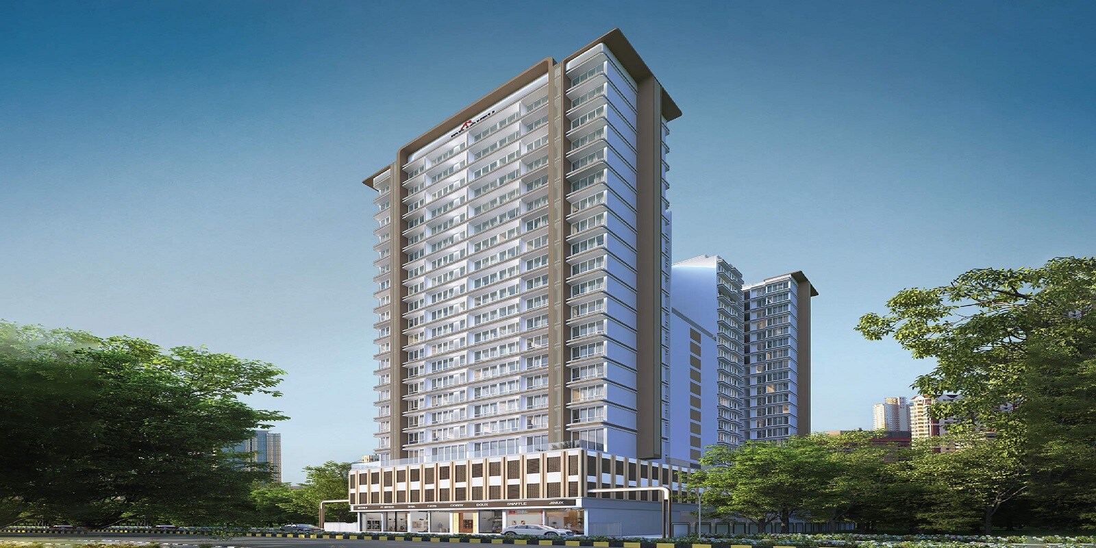 Tricity Bayview residential project in Roadpali