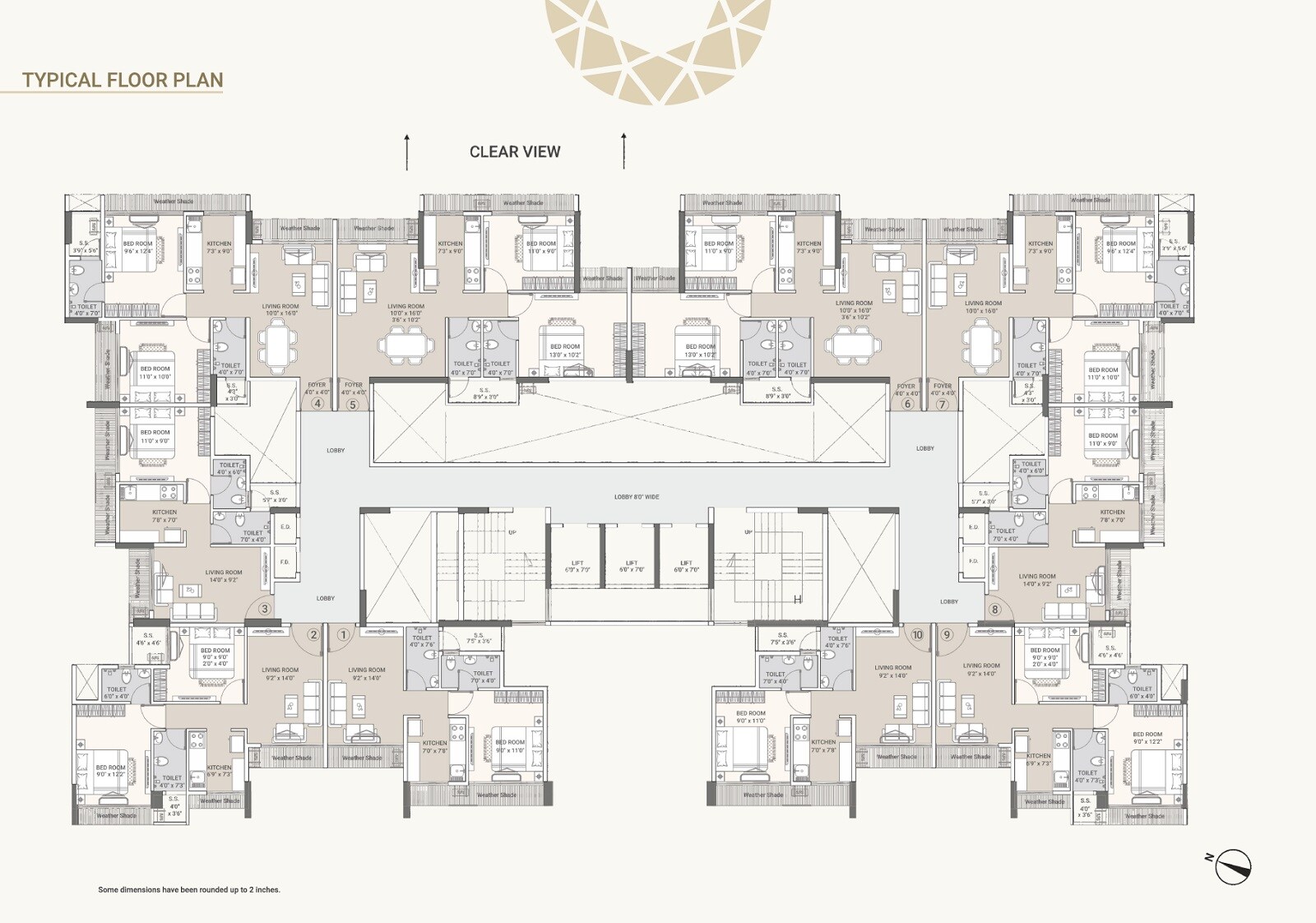 Tricity Crest Floor Plans