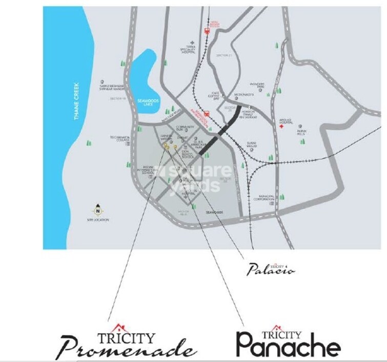 Tricity Promenade Location Image