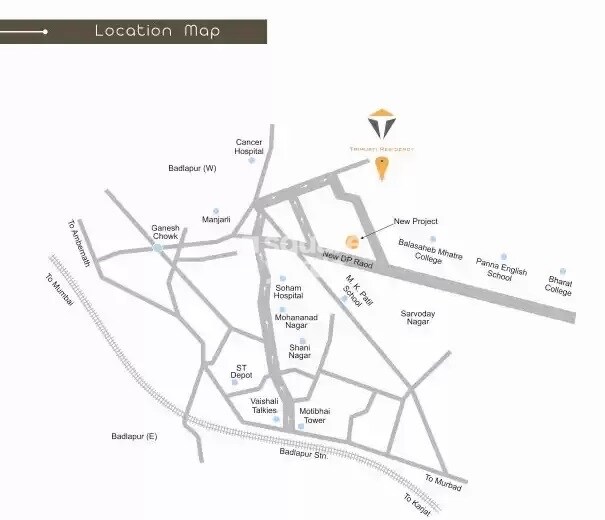 Trimurti Residency Ulwe Location Image