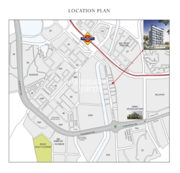 Tulip Garden Seawoods Location Image