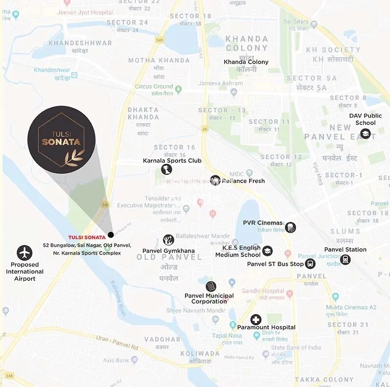 Tulsi Sonata Location Image