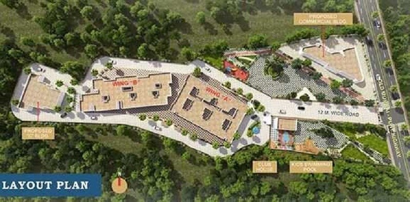 Ufasa-Deccan-Residency_an aerial view of a city with a large building