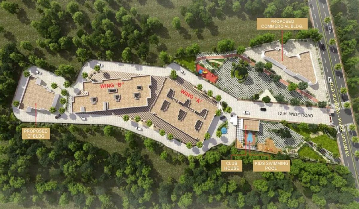 Ufasa-Deccan-Residency_an aerial view of a city with a large building