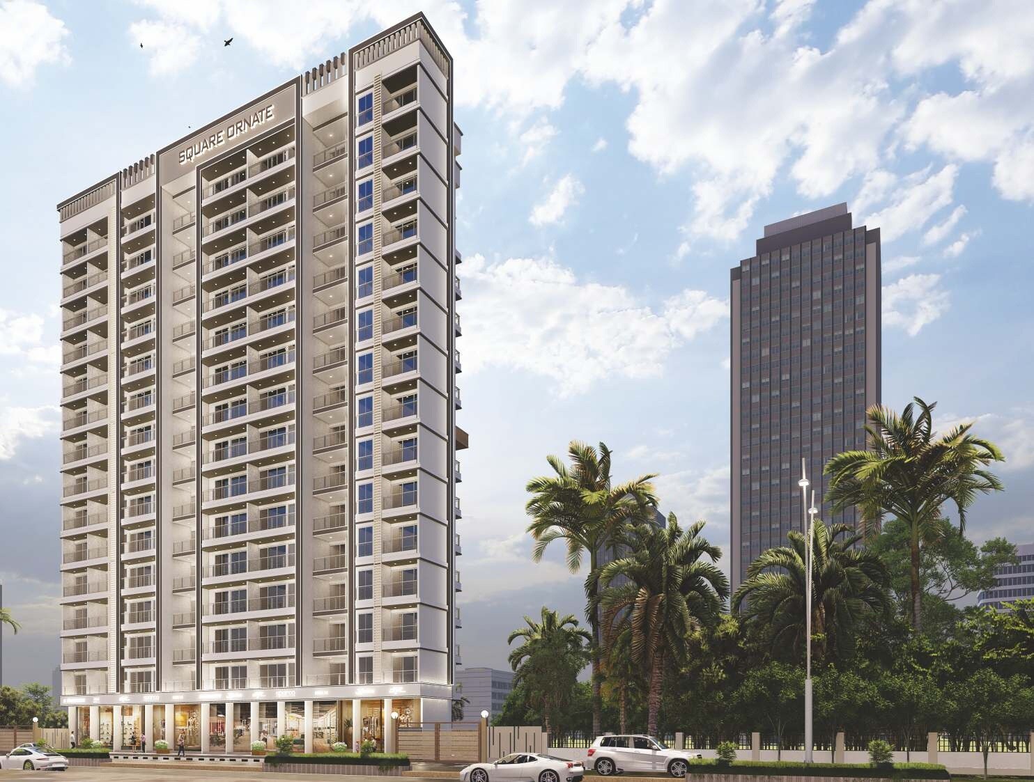 Unique Square Ornate