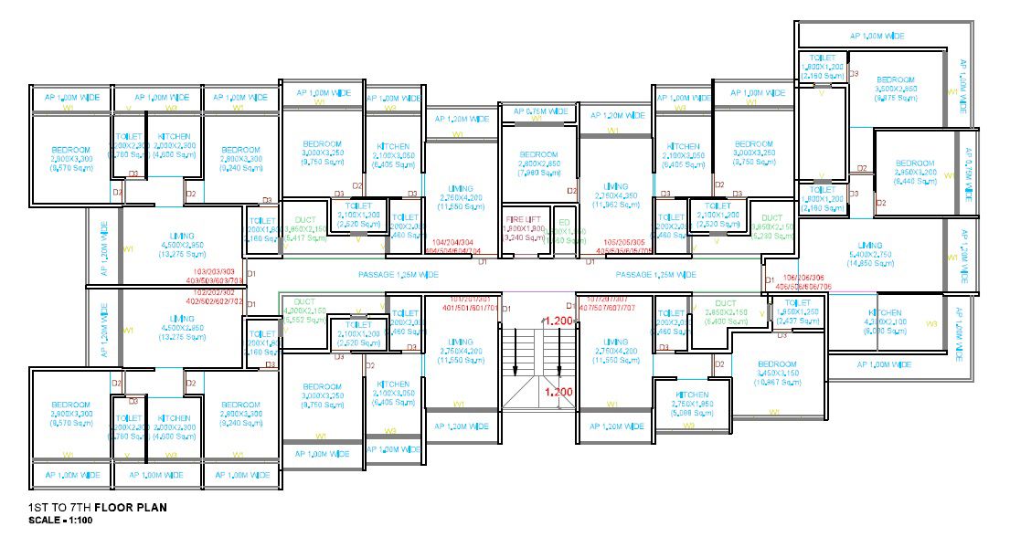 Universal Queen Apartment Floor Plans