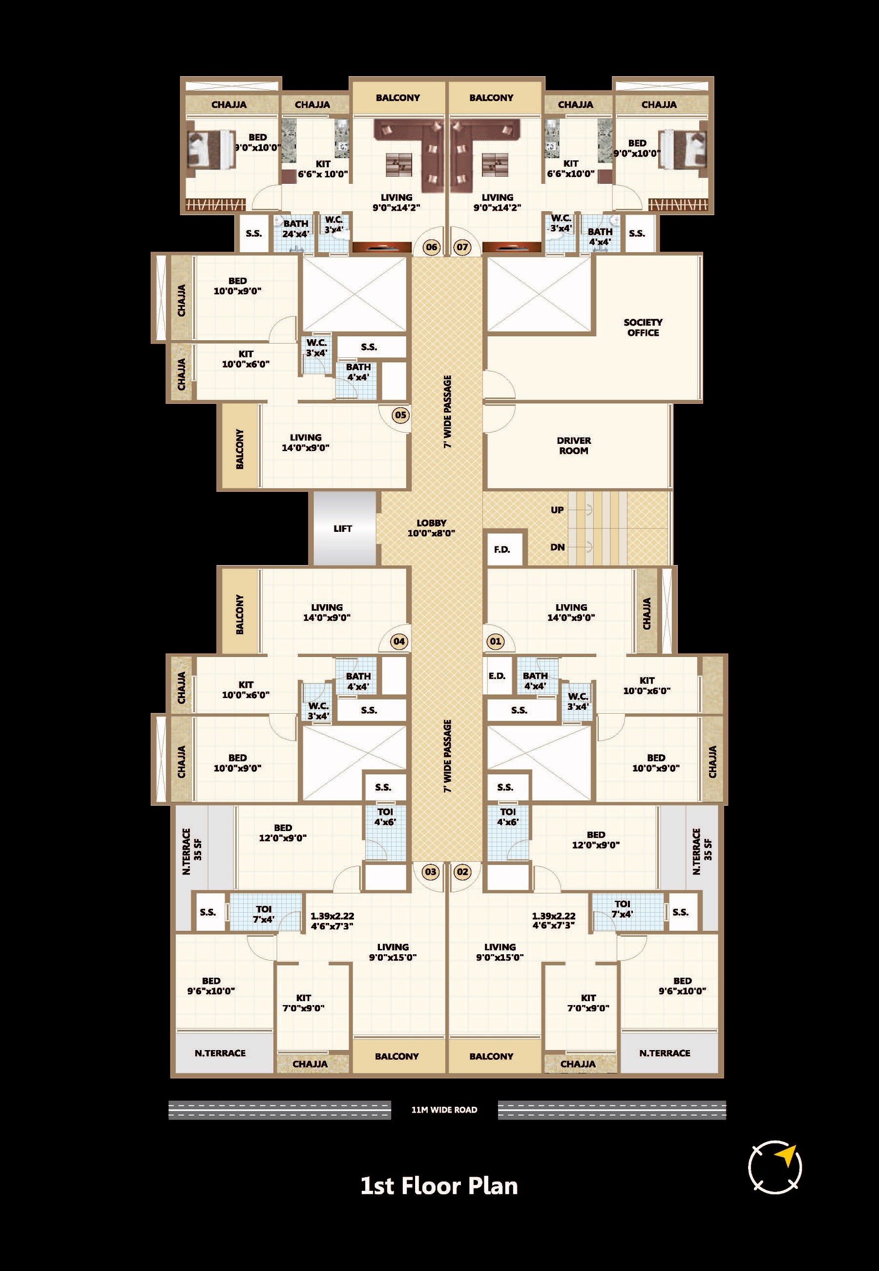 Uptown Bhaveshwar Oasis