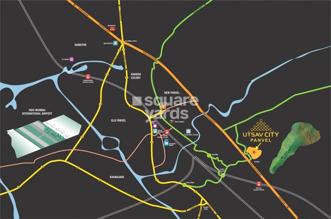 Utsav City Location Image