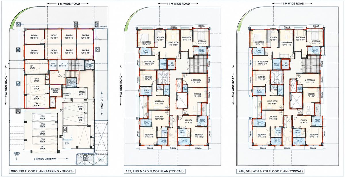 Valiance Pride Floor Plans