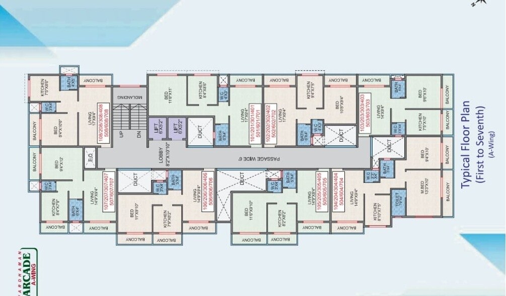 Vardhaman Arcade Floor Plans