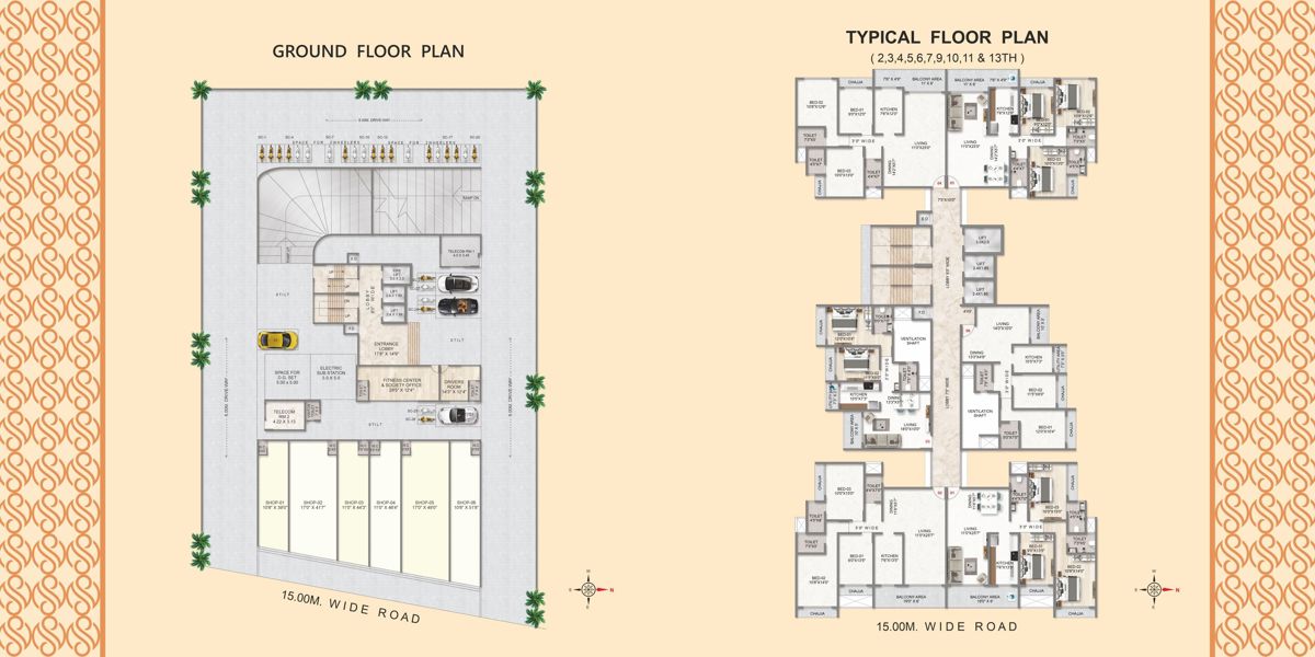 Varsha Balaji Sapphire Floor Plans