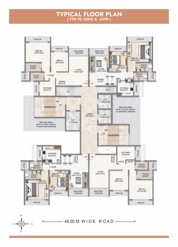 Varsha Balaji Skyline Floor Plans 2