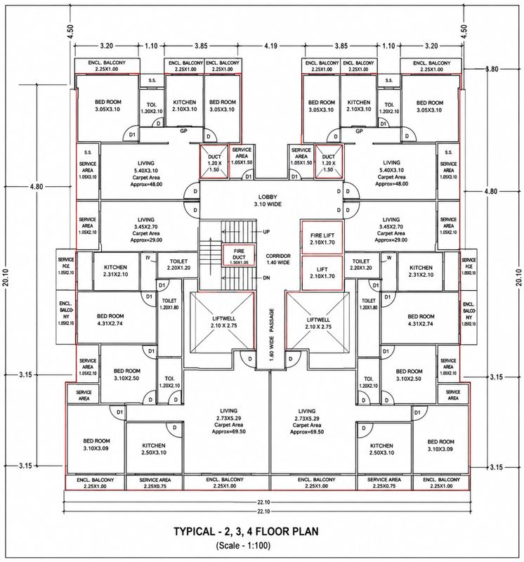 Vastu Ridhima CHS Floor Plans