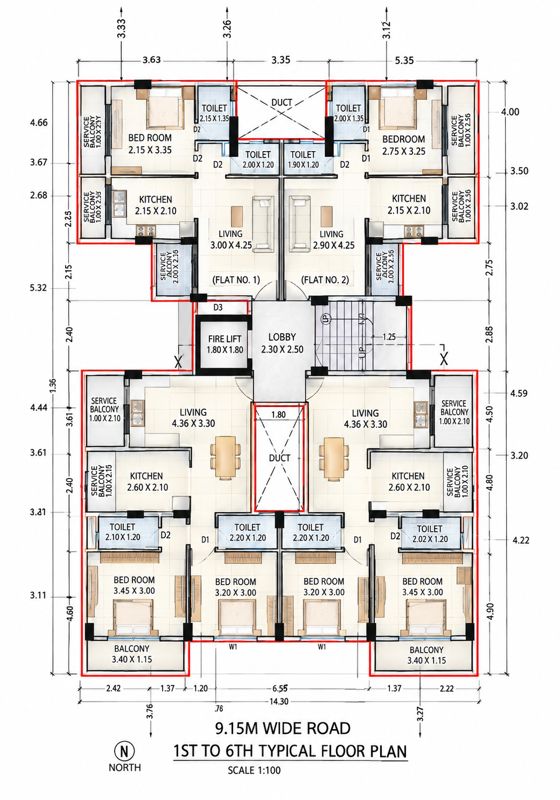 Vastu Vasant Floor Plans