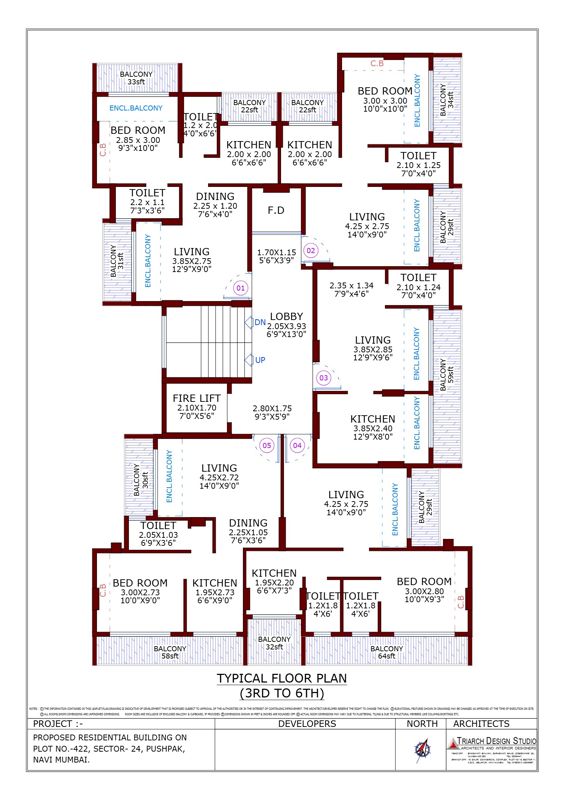 VCA Pinnacle Heights Floor Plans
