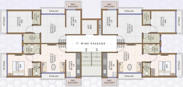 Venkatesha Apex Paradise Floor Plans