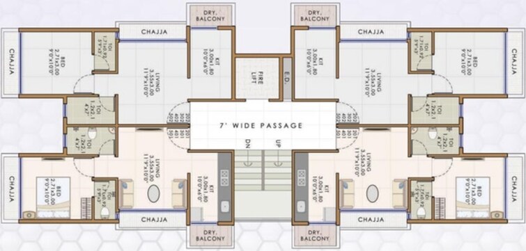 Venkatesha Apex Paradise Floor Plans 1