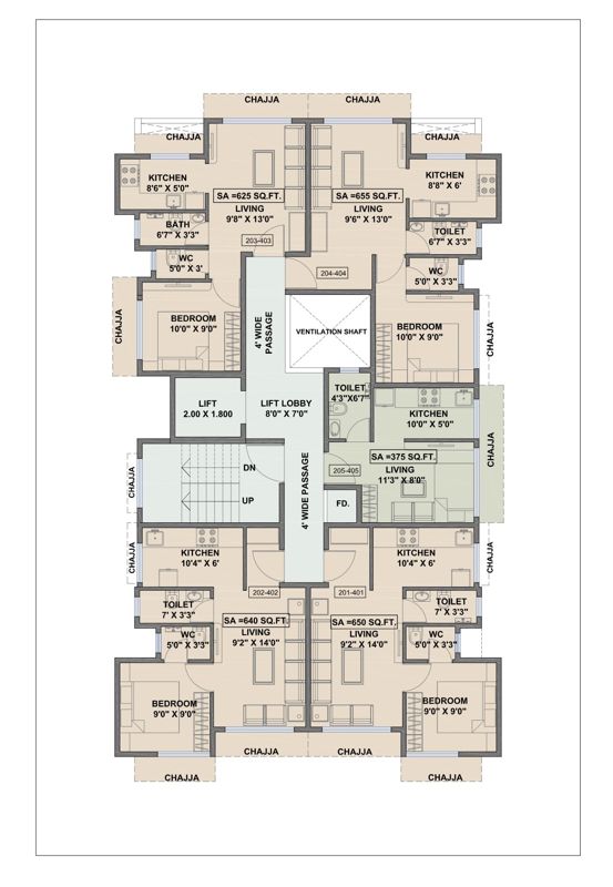 Venkatesha Dream Palace Floor Plans