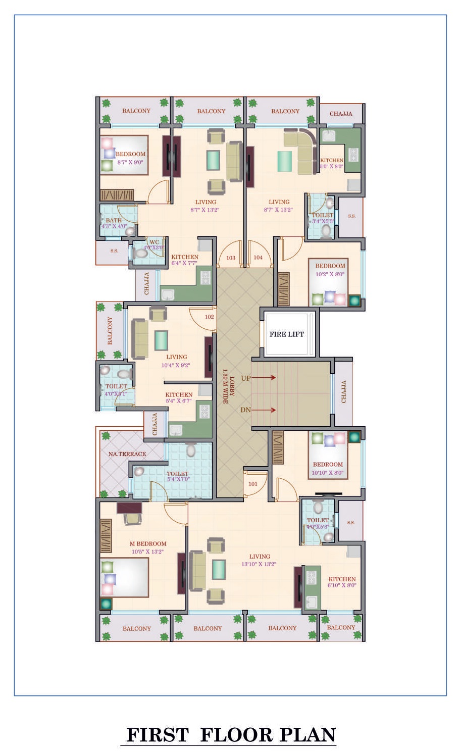 Vikramaditya Sunshine Square Floor Plans