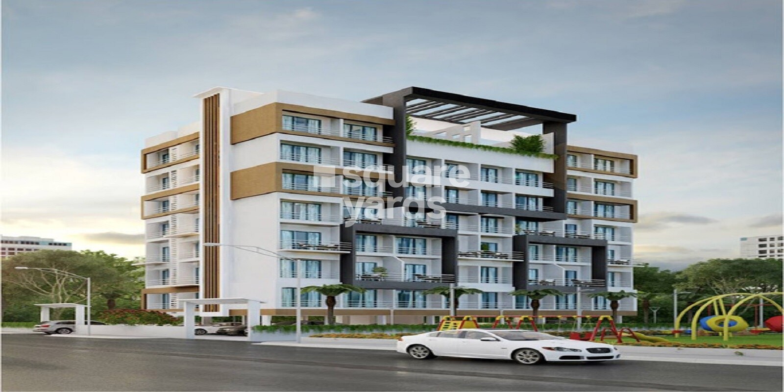 Villa Aangan Villa residential project in Dronagiri
