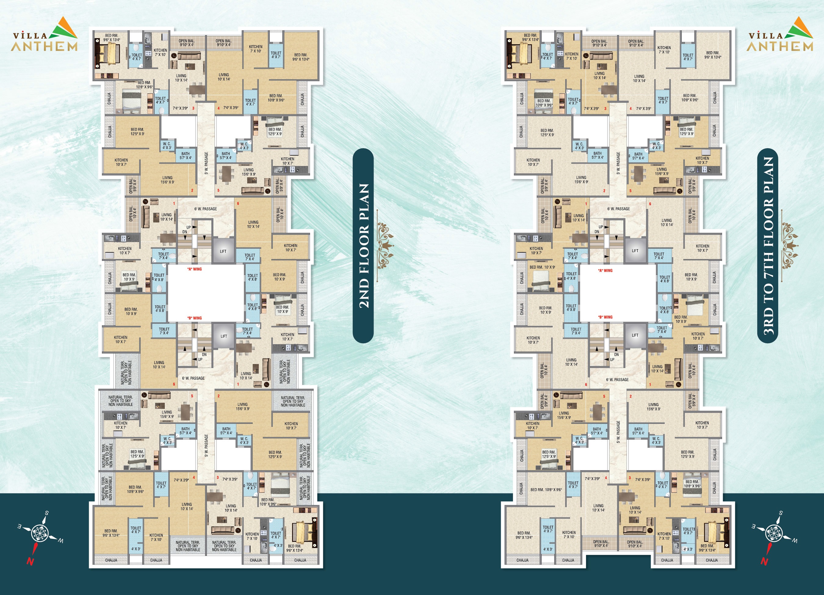 Villa Anthem Floor Plans