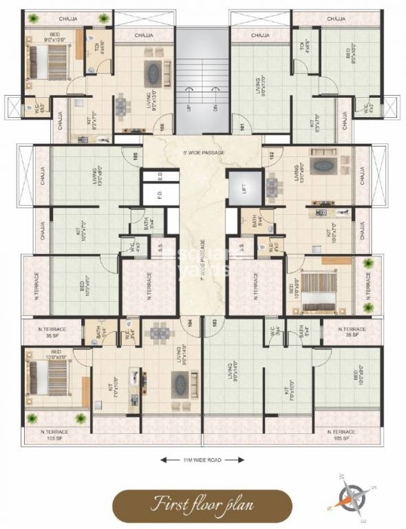 Virat Shree Siddhivinayak Floor Plans