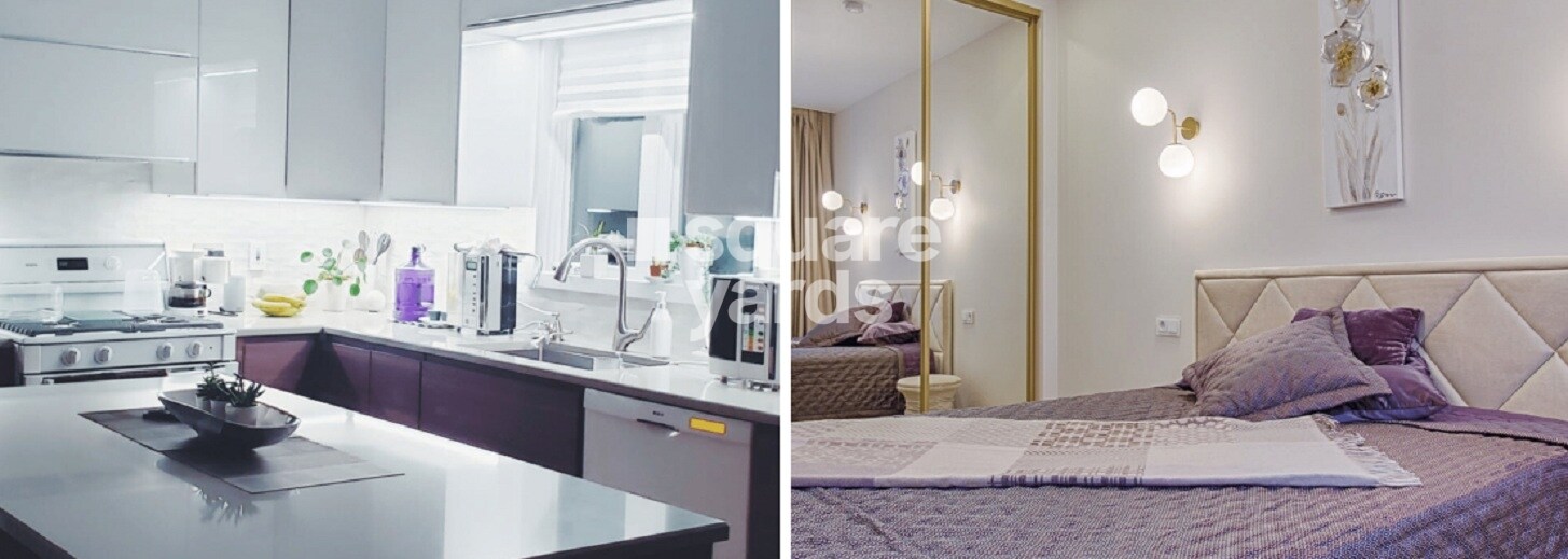 Vishwakarma Bhagyodaya Aura Luxisca Apartment Interiors