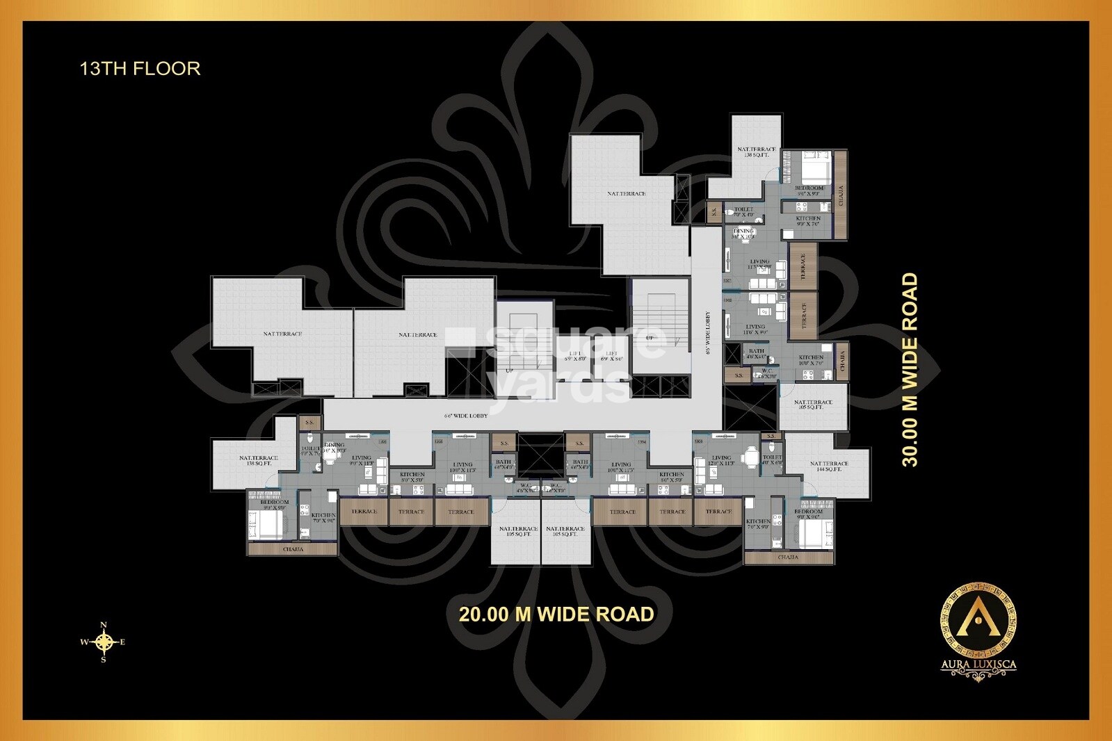 Vishwakarma Bhagyodaya Aura Luxisca Floor Plans 1