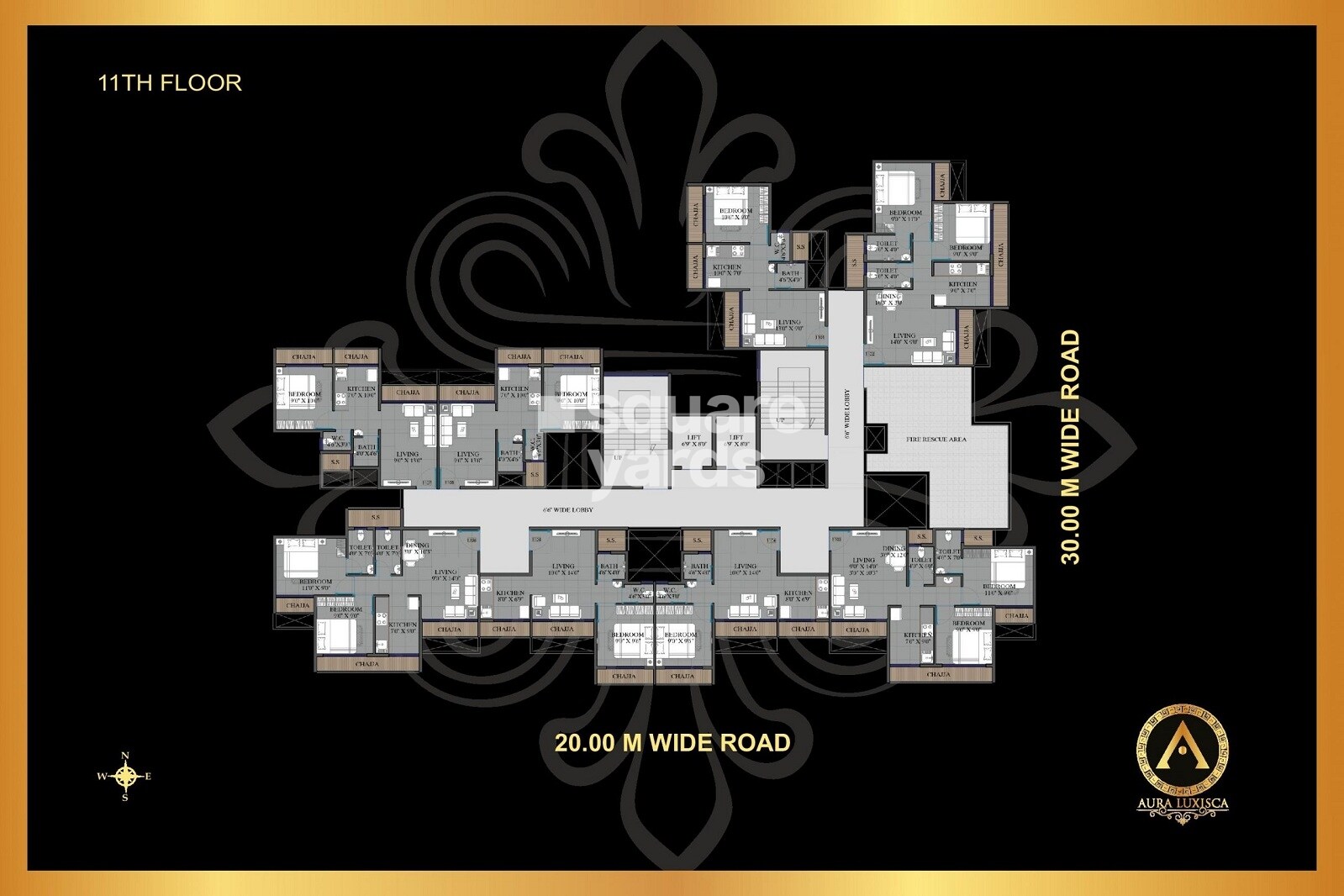 Vishwakarma Bhagyodaya Aura Luxisca Floor Plans 2