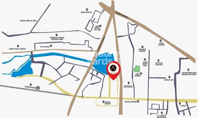 Vishwakarma Bhagyodaya Aura Luxisca Location Image