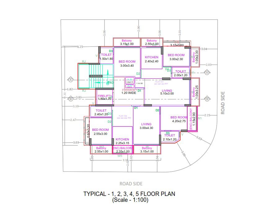 Vision Millennium Park Floor Plans