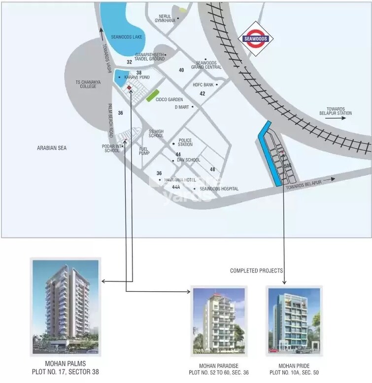 VM Mohan Palms Location Image