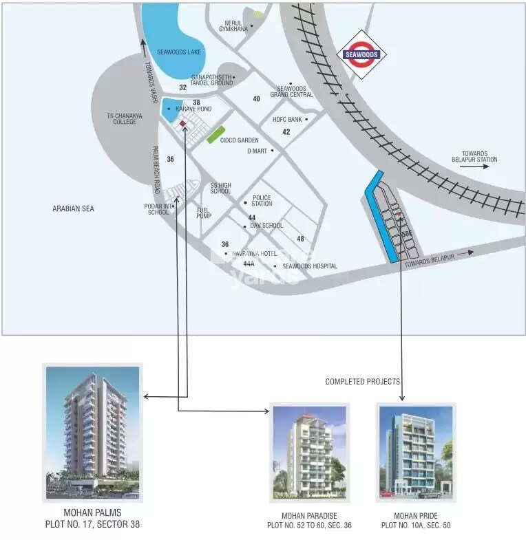 VM Mohan Palms Location Image