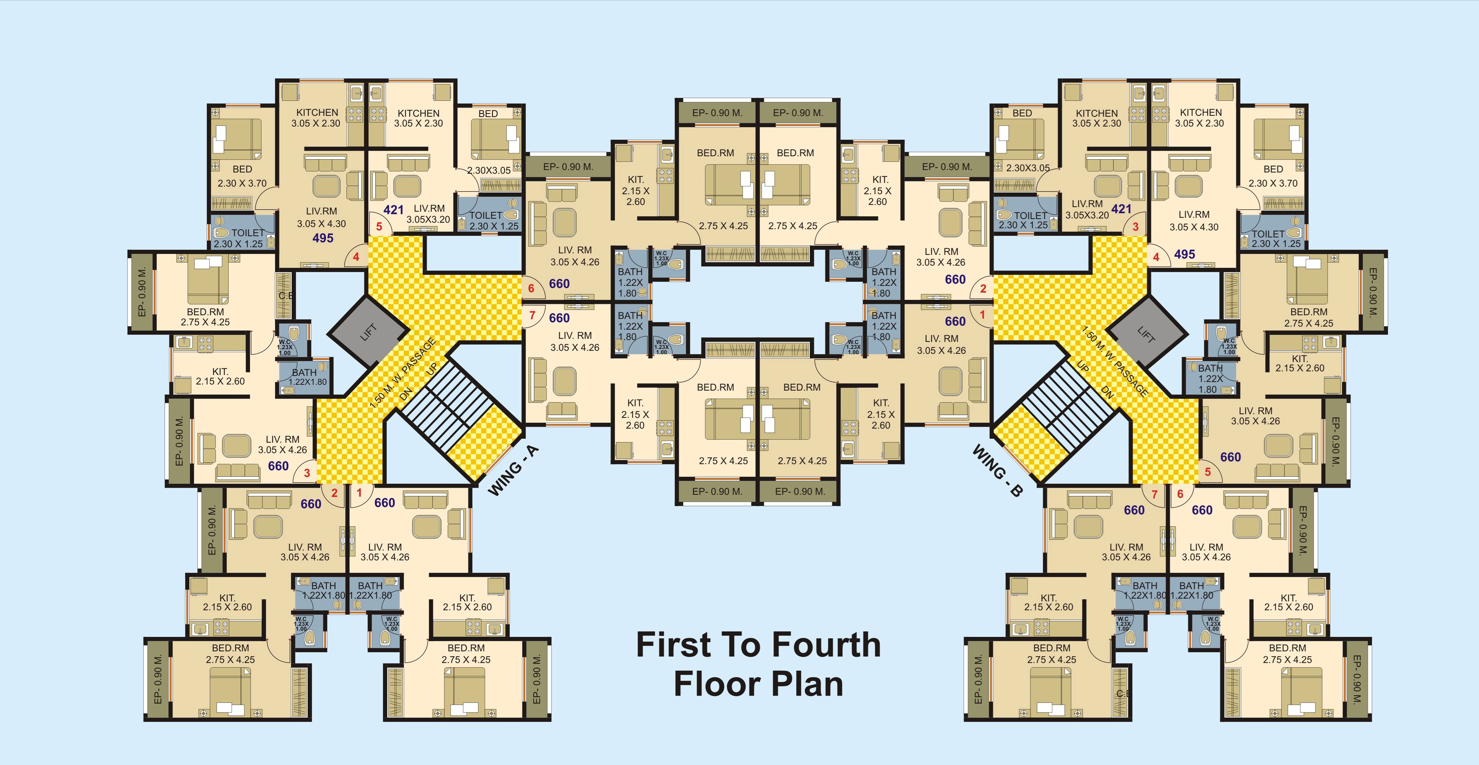 Vrindavan Madhuban Floor Plans