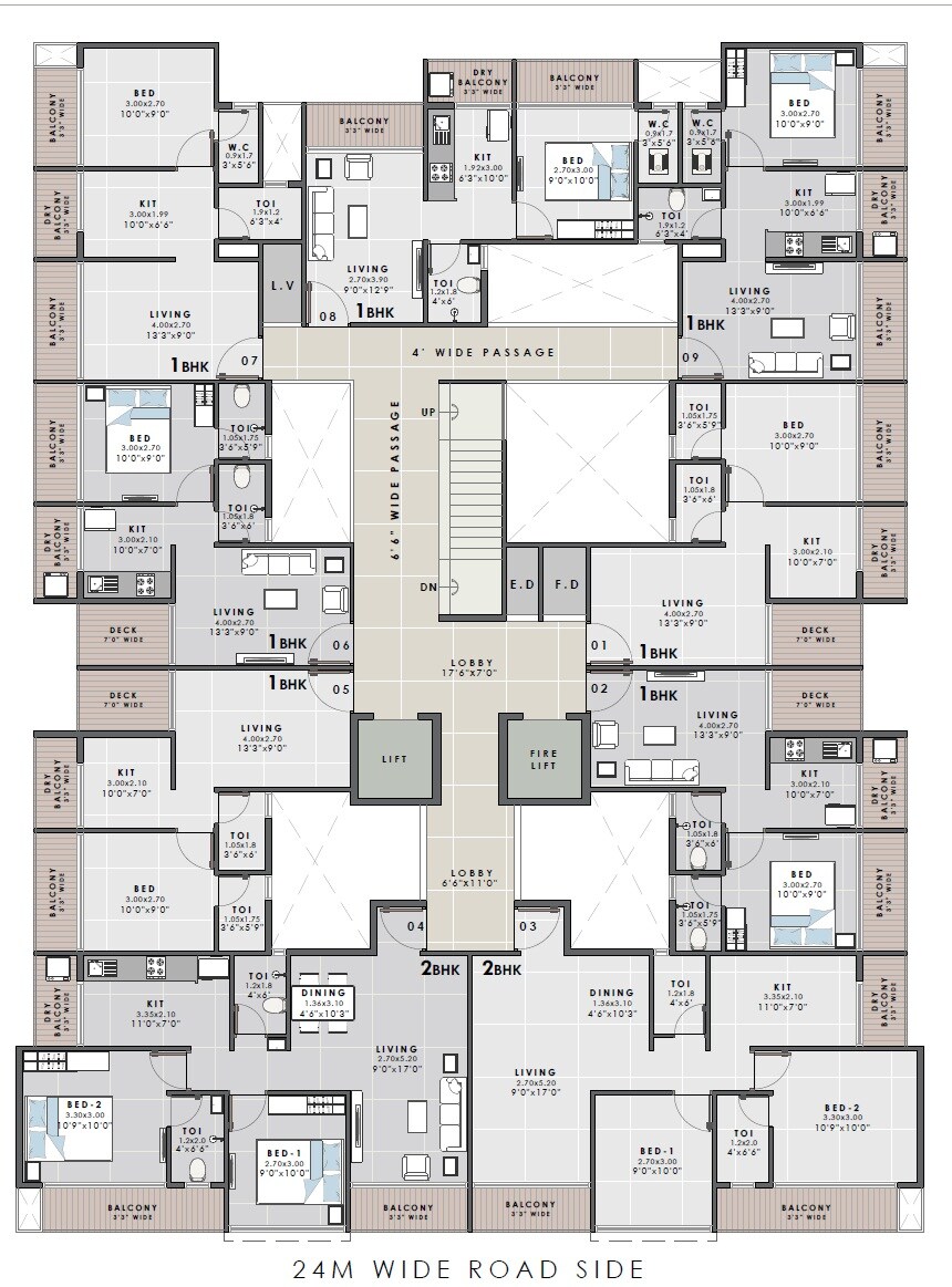 Vrundavan Bliss Floor Plans