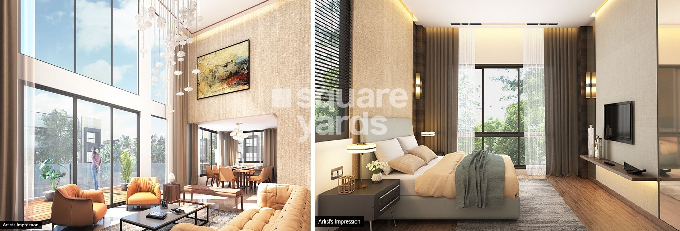 Wadhwa Magnolia Cluster 3 Apartment Interiors