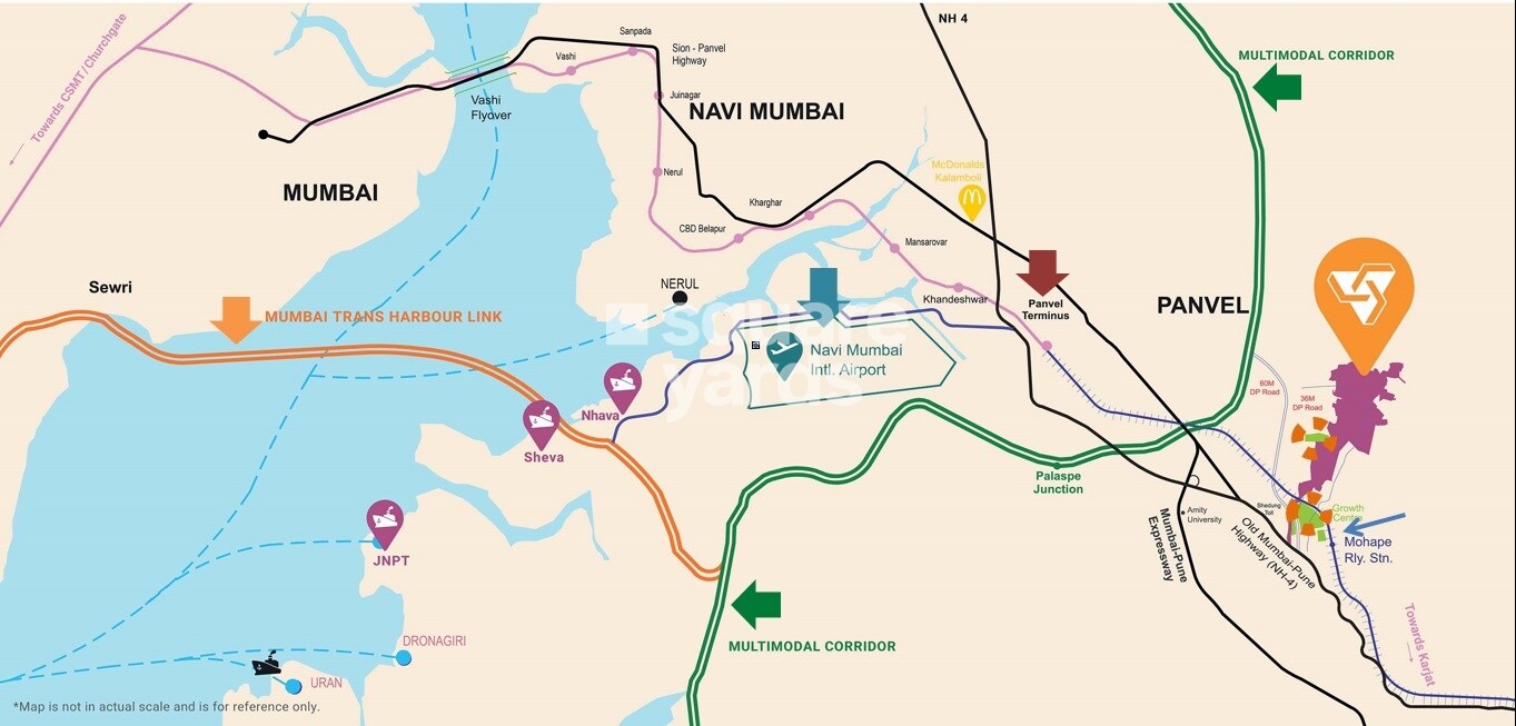 Wadhwa Wise City Location Image