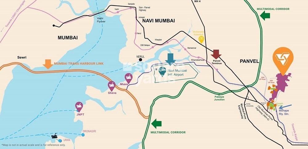 Wadhwa Wise City South Block Phase 1 B3 Wing C2 Location Image