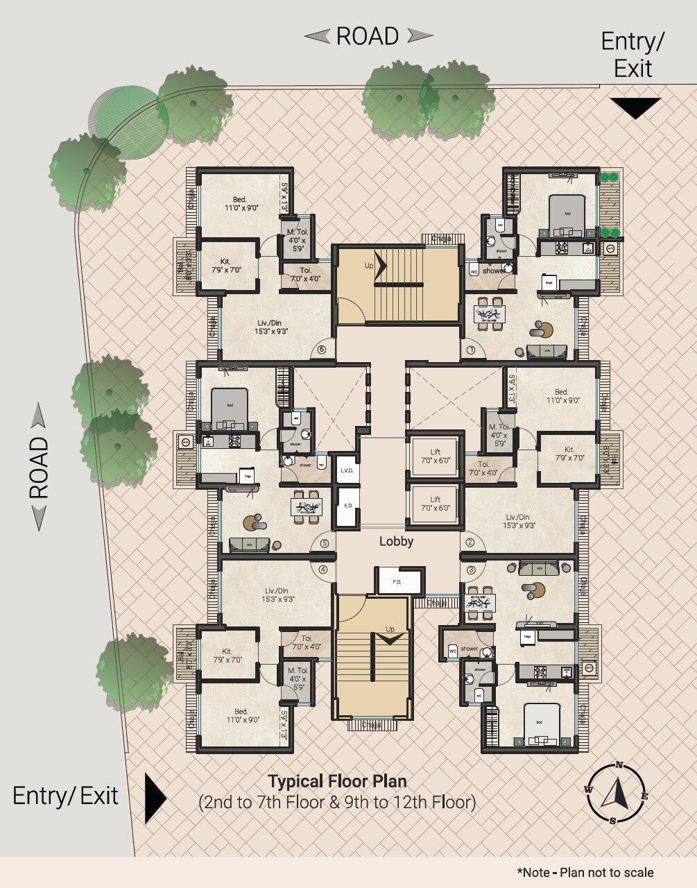 Yashodeep Siddhivinayak Darshan Floor Plans