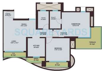 2 BHK Apartment For Resale in Spenta Alta Vista Chembur Mumbai  6345290