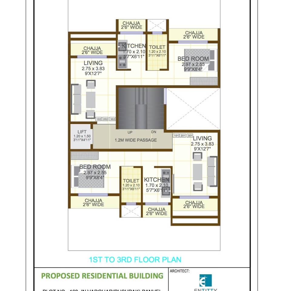 1 BHK 355 Sq. Ft. Apartment in Amber Golden Oak