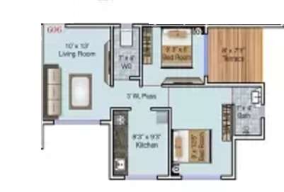 anant residency apartment 2 bhk 454sqft 20212022102004